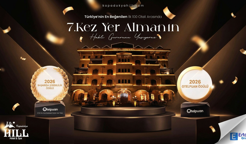 Kapadokya Hill Hotel & Spa’ya Çifte Ödül