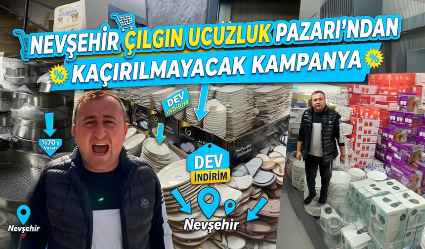 Nevşehir’de 100 TL’lik Dev Kampanya!
