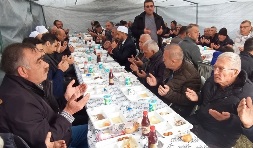 Eskiyaylacık'da yağmur şükür duası yapıldı