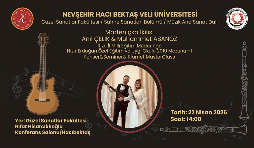 Martenicka İkilisi Hacıbektaş’ta Sahneye Çıkıyor