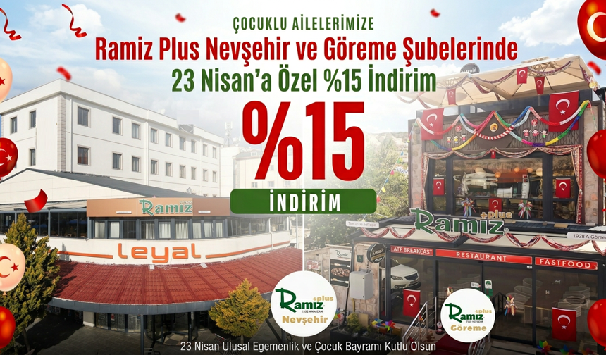 Ramiz Plus’ta Çocuklu Ailelere %15 İndirim