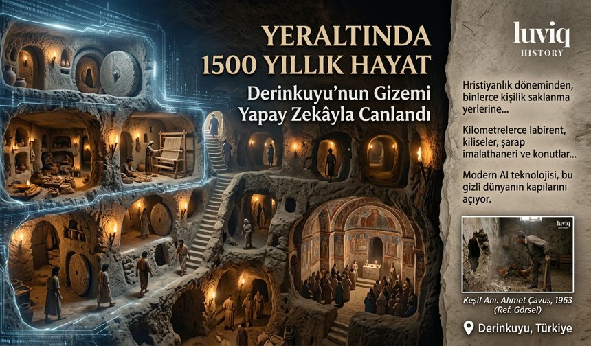 Derinkuyu’nun Gizemi Yapay Zekâyla Canlandı