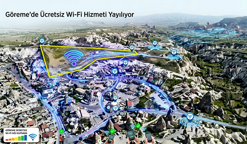 Göreme’de Ücretsiz Wi-Fi Hizmeti Yayılıyor