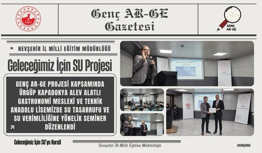 Nevşehir’de “Geleceğimiz İçin Su” Eğitimleri Düzenlendi