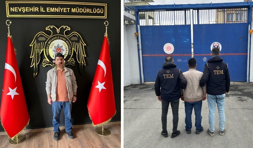 Nevşehir'de FETÖ'den 1 kişi tutuklandı