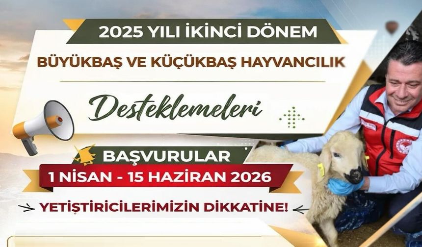 Nevşehir’de 2025 2. Dönem Hayvancılık Destekleri İçin Başvurular Başladı