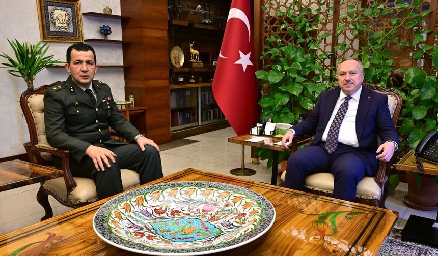 Vali Fidan, Makamında Ziyaretçilerini Kabul Etti