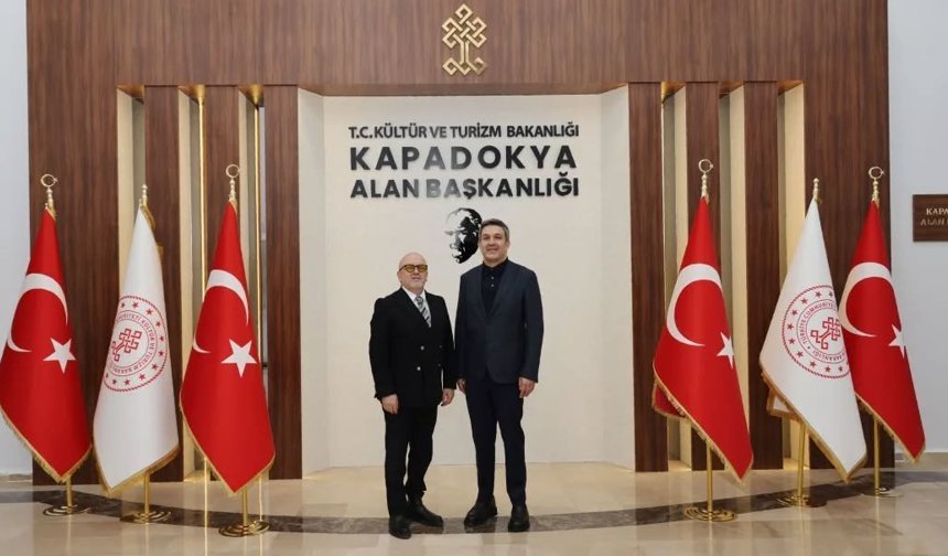 Kapadokya Alan Başkanı Aslanbay, Sinema Genel Müdürü Güven’i Ağırladı