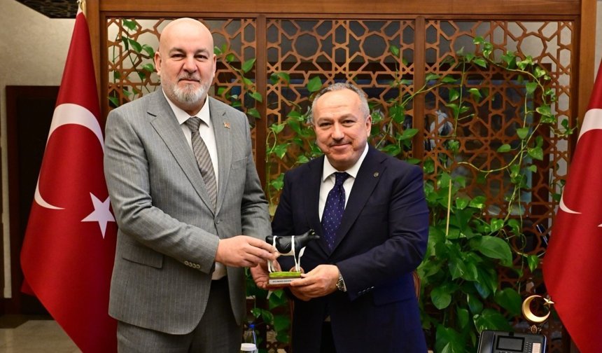 Türkiye Damızlık Sığır Yetiştiricileri Merkez Birliği'nden Nevşehir Valisi Fidan'a Ziyaret