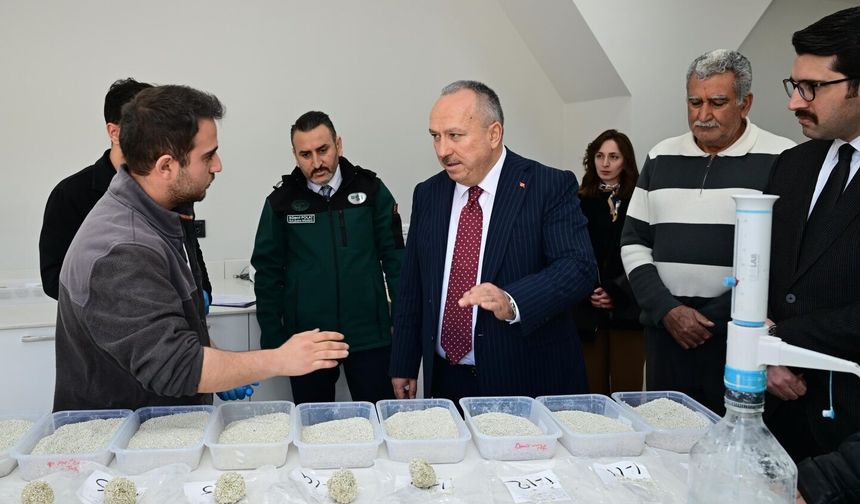 Vali Fidan, KB Bentonit Fabrikası’nı İnceledi