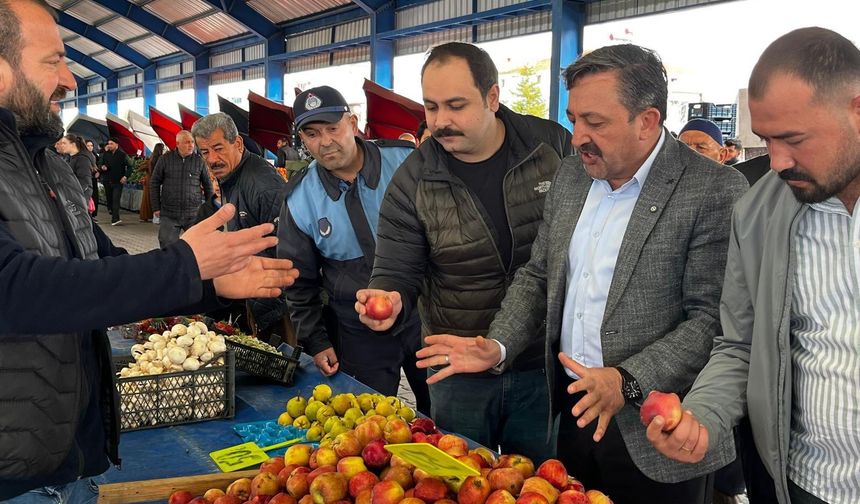 Acıgöl Halk Pazarı’nda Denetim