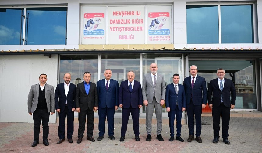 Nevşehir Damızlık Sığır Yetiştiricileri Birliği’ne Önemli Ziyaret