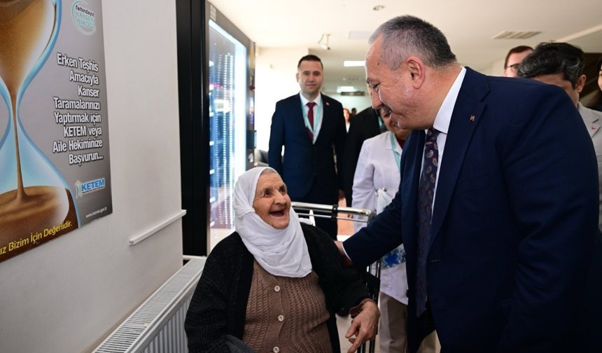 Vali Ali Fidan’dan Hastalara Moral