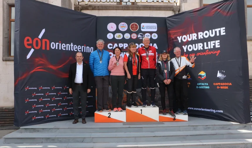 Kapadokya’da oryantiring haftası Uçhisar’da final yaptı