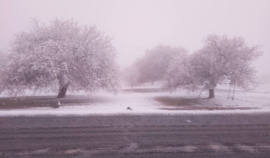 Nevşehir Köyleri Beyaza Büründü