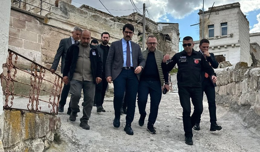 İbrahimpaşa Köyü’nde Kaya Düşmesi