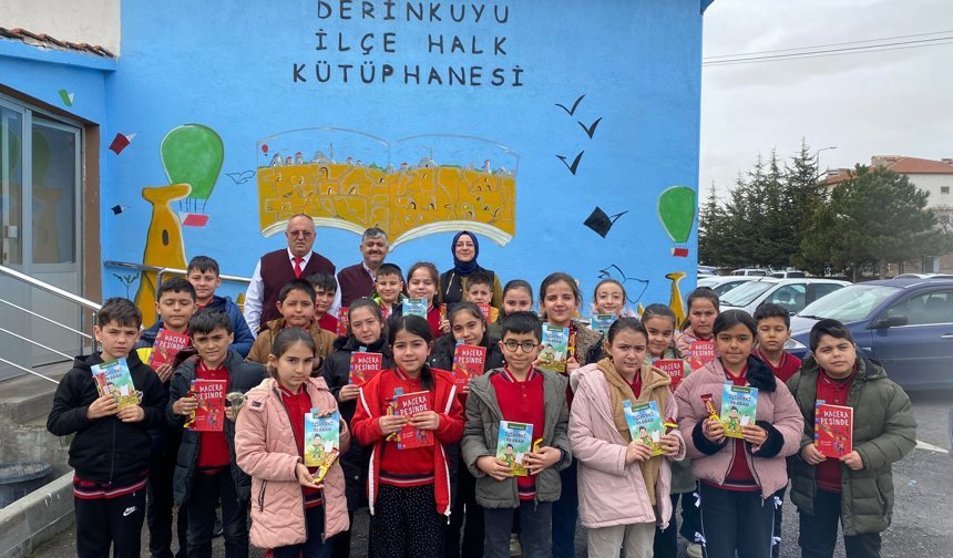 Derinkuyu'da Kütüphaneler Haftası’nda Yazar Aytekin’le Okuma Alışkanlığı Söyleşisi