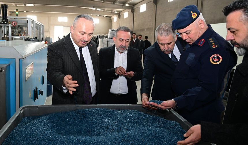 Vali Fidan’dan Üretime Destek Ziyareti