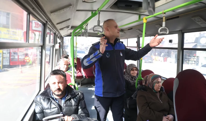 Nevşehir’de Halk Otobüslerine Sıkı Denetim