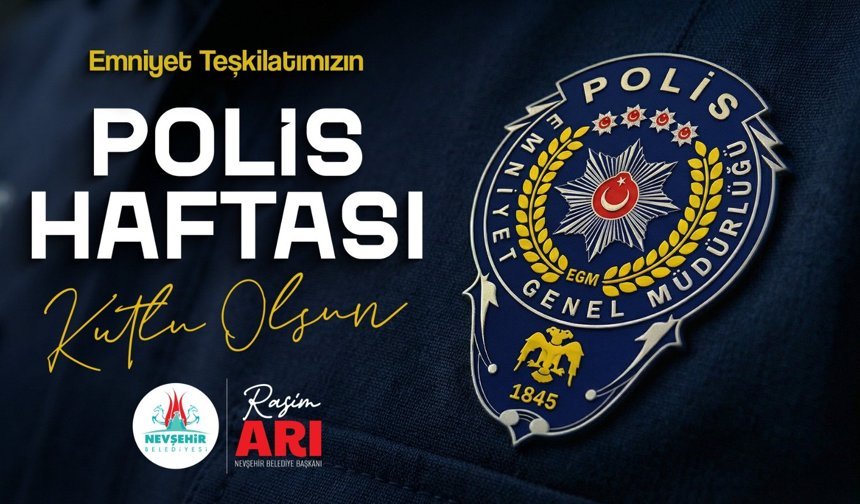 Başkan Arı, Türk Polis Teşkilatının 181. Kuruluş Yıl Dönümünü Kutladı