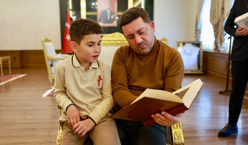 Rasim Başkan, Minik Hayranını Ağırladı