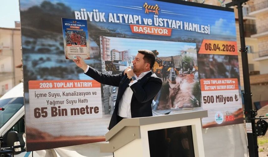 Nevşehir’de Dev Altyapı Hamlesi Başladı