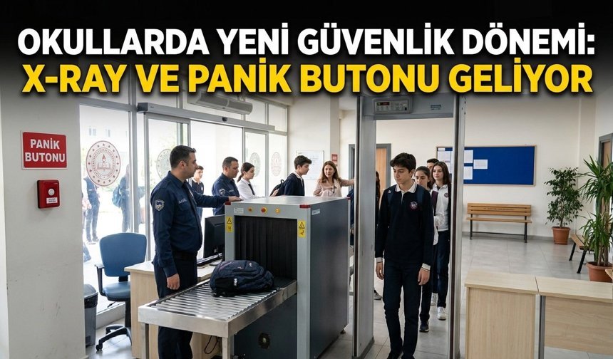 Okullara Panik Butonu ve X-Ray Sistemleri