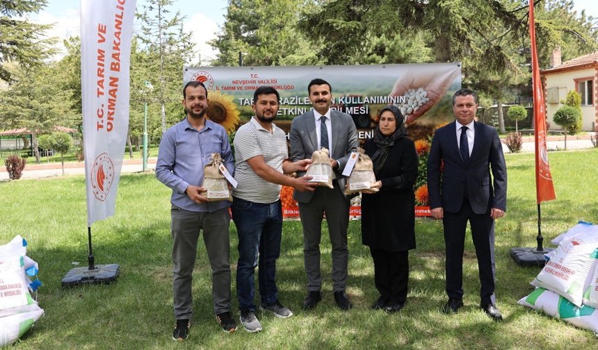 Nevşehir'de Üreticilere Fasulye Tohumu Dağıtıldı