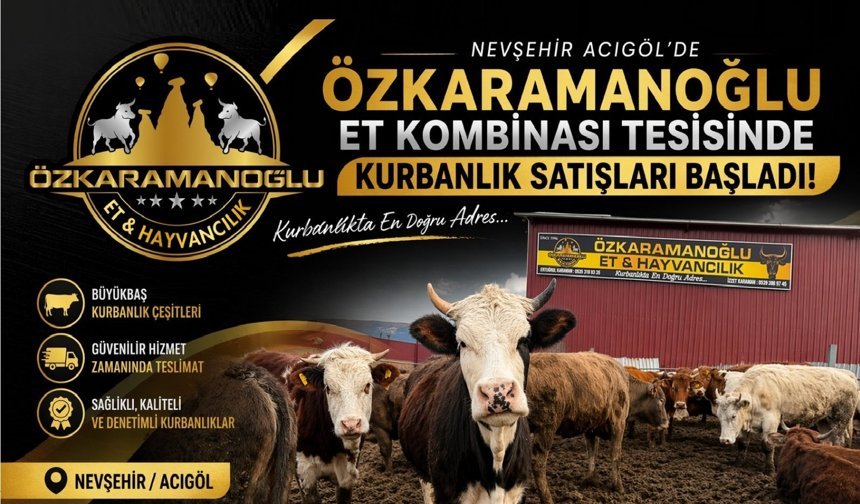 Özkaramanoğlu Bu Kurbanda da Hizmetinizde