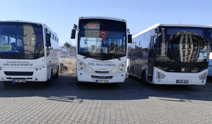 Nevşehir’de Toplu Taşıma Fiyatları Güncellendi