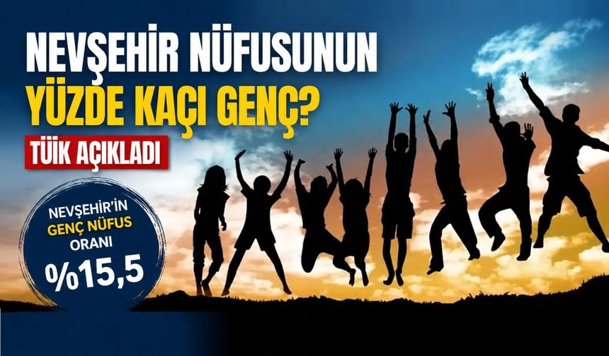 Nevşehir nüfusunun yüzde kaçı genç?