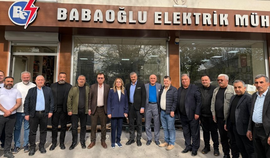Filiz Kılıç ve MHP Heyeti Babaoğlu’nu ziyaret etti
