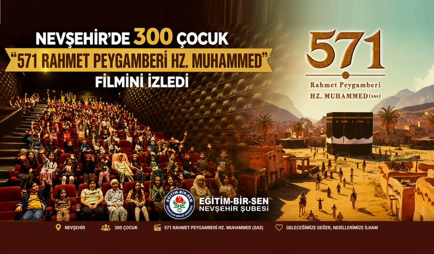 Minikler “571 Rahmet Peygamberi” Filmini İzledi
