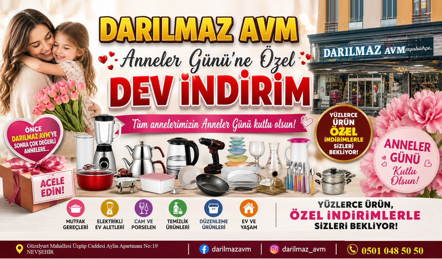 Darılmaz AVM’den Anneler Günü’ne Özel İndirim