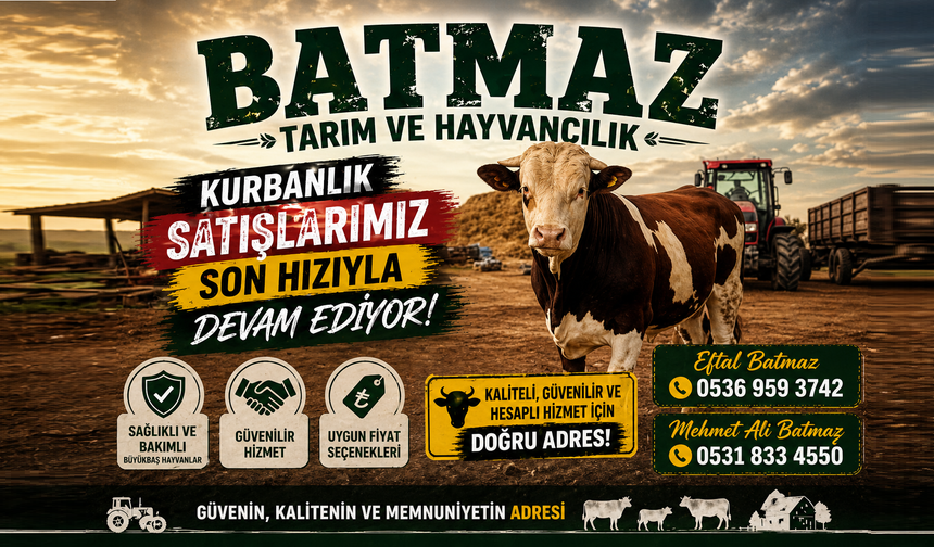 Batmaz Besicilik’te Kurbanlık Satışları Başladı