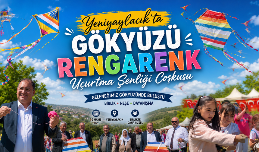 Yeniyaylacık’ta Uçurtma Şenliği Coşkusu
