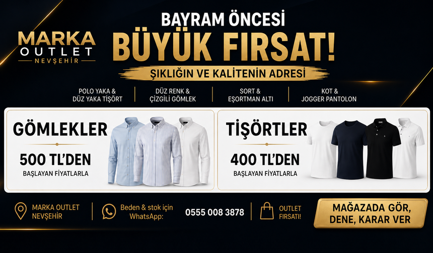 Marka Outlet’ten Bayram Öncesi Büyük Fırsat