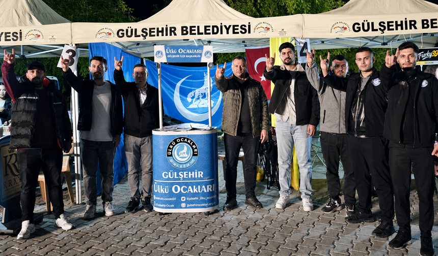 Nevşehirli Ülkücüler festivalde stand açtı