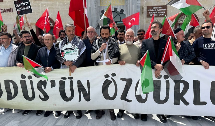 Nevşehir’de “Sumud Filosu”na Destek