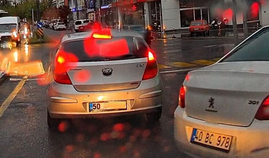 Nevşehir’de Sürücülerin Tepki Gösterdiği İhlal