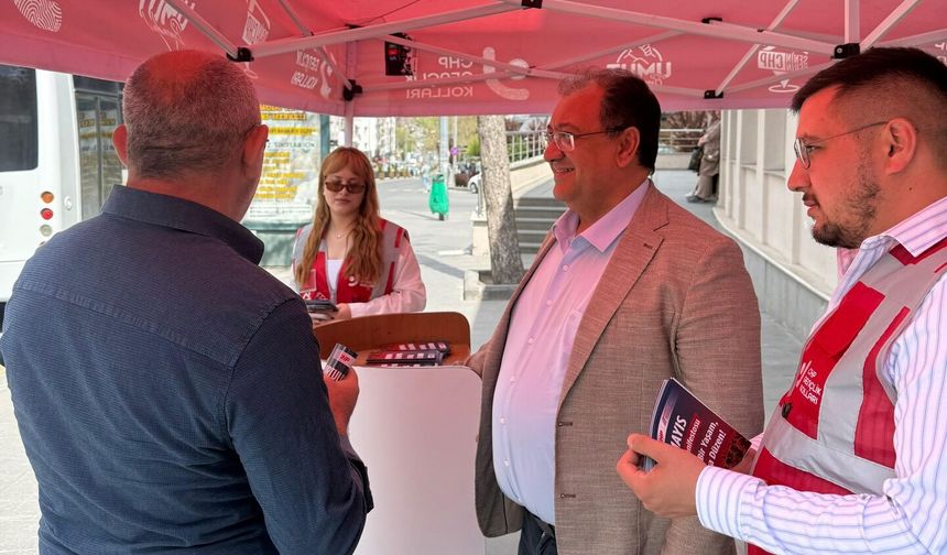CHP Nevşehir Gençlik Kolları 1 Mayıs’ta Sahadaydı