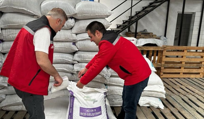Nevşehir’de Yem Denetimleri Eş Zamanlı Olarak Sürüyor