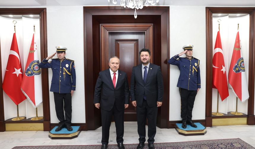 Nevşehir Milletvekili Emre Çalışkan Emniyet Genel Müdürü Ali Fidan ile Görüştü
