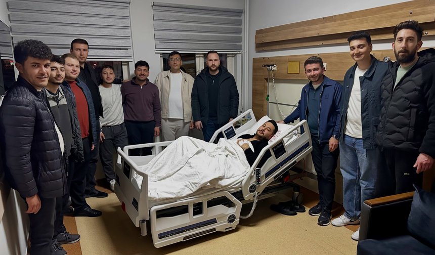 AK Parti Nevşehir İl Gençlik Kolları’ndan Aşıcı’ya Geçmiş Olsun Ziyareti