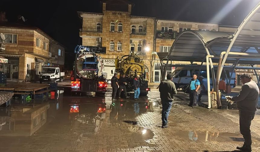 Yoğun Yağış Sonrası Avanos’ta Ekipler Sahada