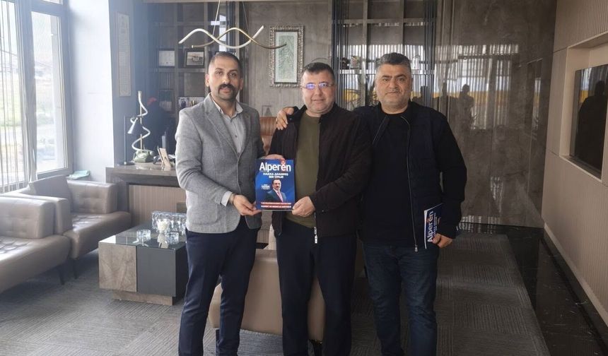 Nevşehir Alperen Ocakları’ndan İş İnsanı Hamza Köybaşı’na Ziyaret