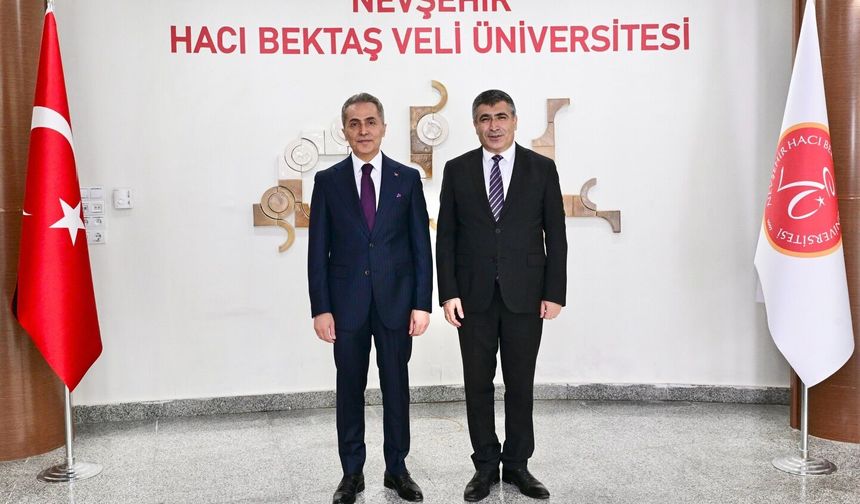 Vali Hüseyin Kök’ten NEVÜ Rektörü Aktekin’e İade-i Ziyaret