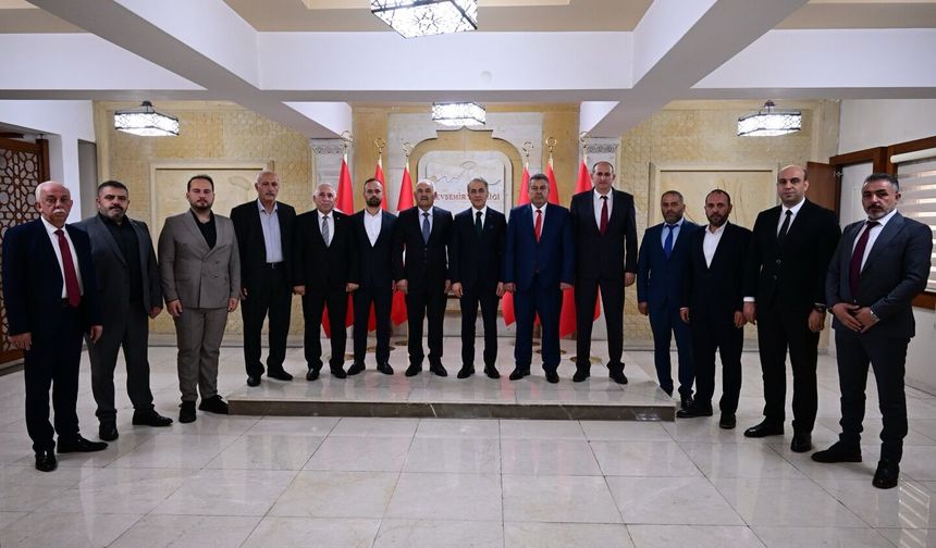 NEVESOB Başkanı Pınarbaşı’ndan Vali Kök’e Hayırlı Olsun Ziyareti