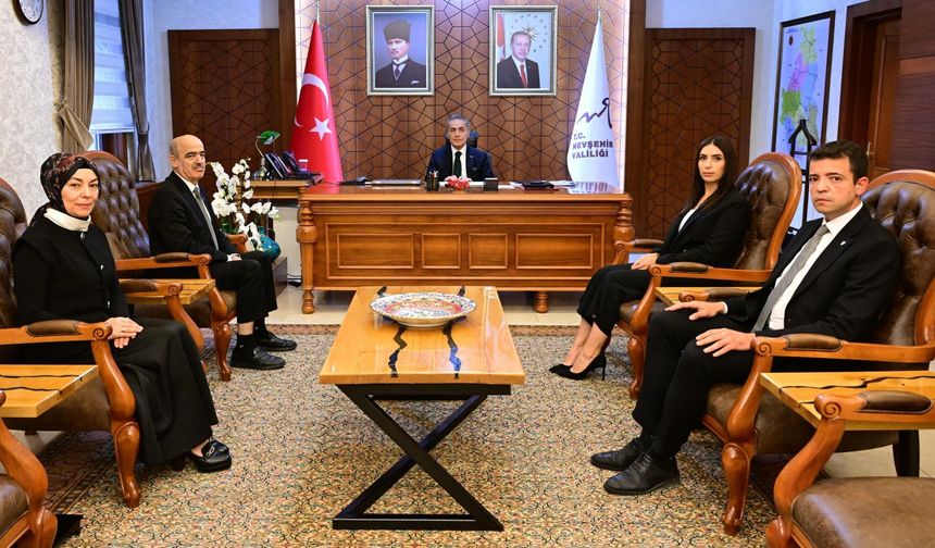 Nevşehir’de Kurum Müdürlerinden Vali Kök’e Nezaket Ziyareti