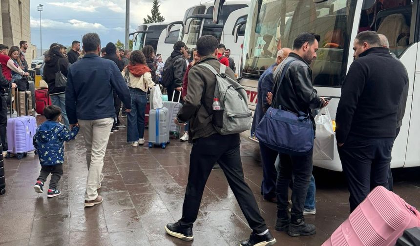 Nevşehir Otogarı’nda Bayram Yoğunluğu